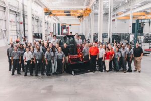 team takeuchi inside new factory in USA 