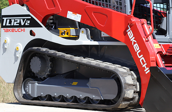 TRACKED OF RED TRACKED LOADER