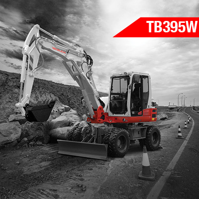 Takeuchi tb395w excavator