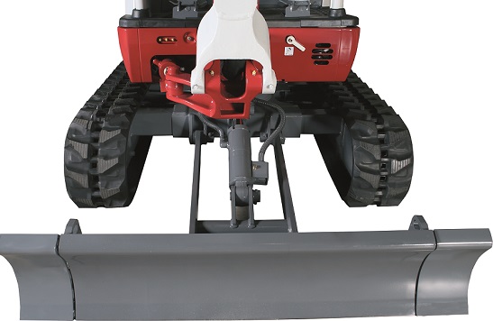 Takeuchi TB216 Mini Digger with extendable tracks out wide