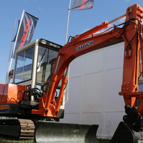 Takeuchi excavator TB36 orange digger