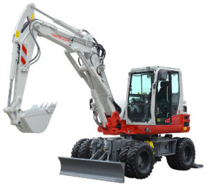 cutout of takeuchi excavator