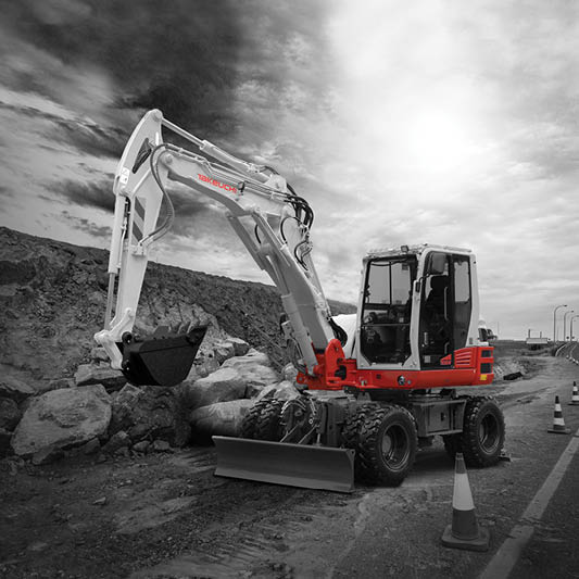 Tb395w wheeled excavator