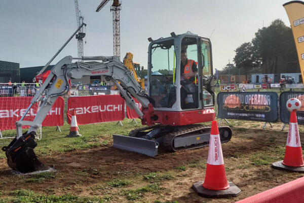 Takeuchi at UKPO Plant Operator Competition at CITB 2023