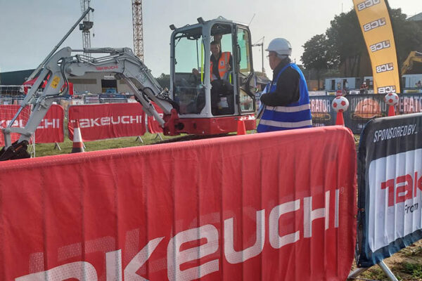 Takeuchi at UKPO Plant Operator Competition at CITB 2023 2