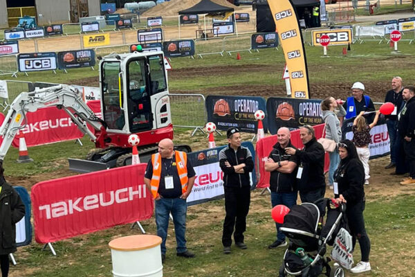 Takeuchi at UKPO Plant Operator Competition at CITB 2023 23