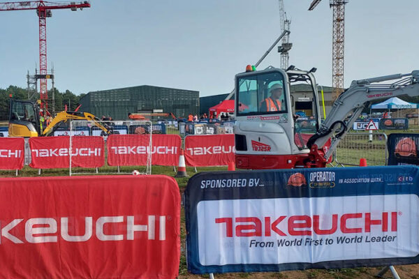 Takeuchi at UKPO Plant Operator Competition at CITB 2023 3