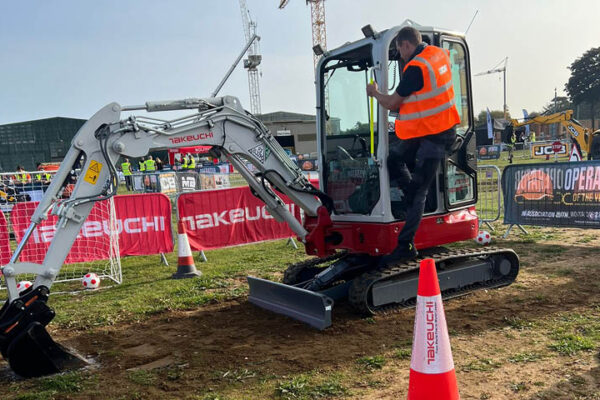 Takeuchi at UKPO Plant Operator Competition at CITB 2023 35