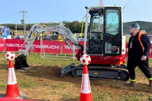 Takeuchi at UKPO Plant Operator Competition at CITB 2023 37