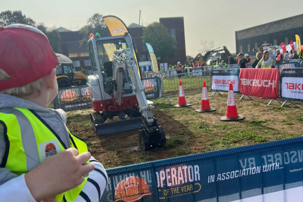 takeuchi operator competing at cone challenge