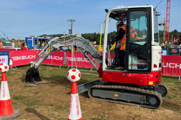 Takeuchi at UKPO Plant Operator Competition at CITB 2023 44