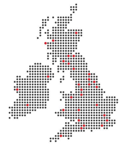 map of takeuchi dealers uk