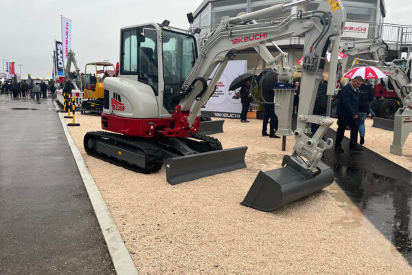 new excavator at bauma