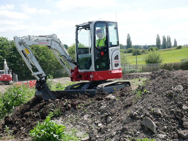 The New Takeuchi TB325r Short Tail Mini Excavator