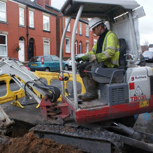 Takeuchi TB016 Buckhurst Plant Hire digging groundworks