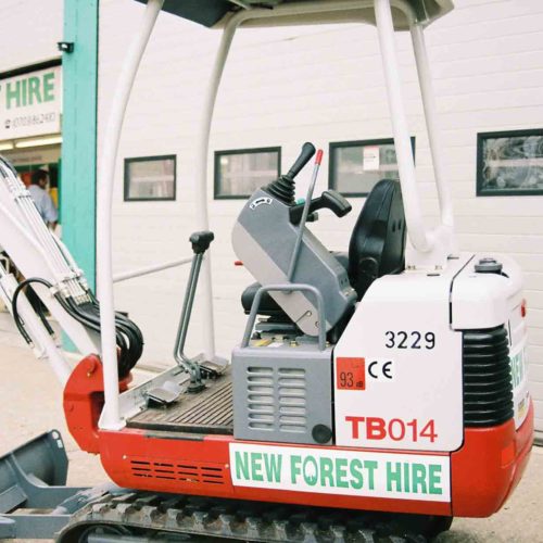Takeuchi TB014 Excavator New Forest Hire 2001 Digger