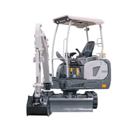 tb20e electric excavator in colour grey